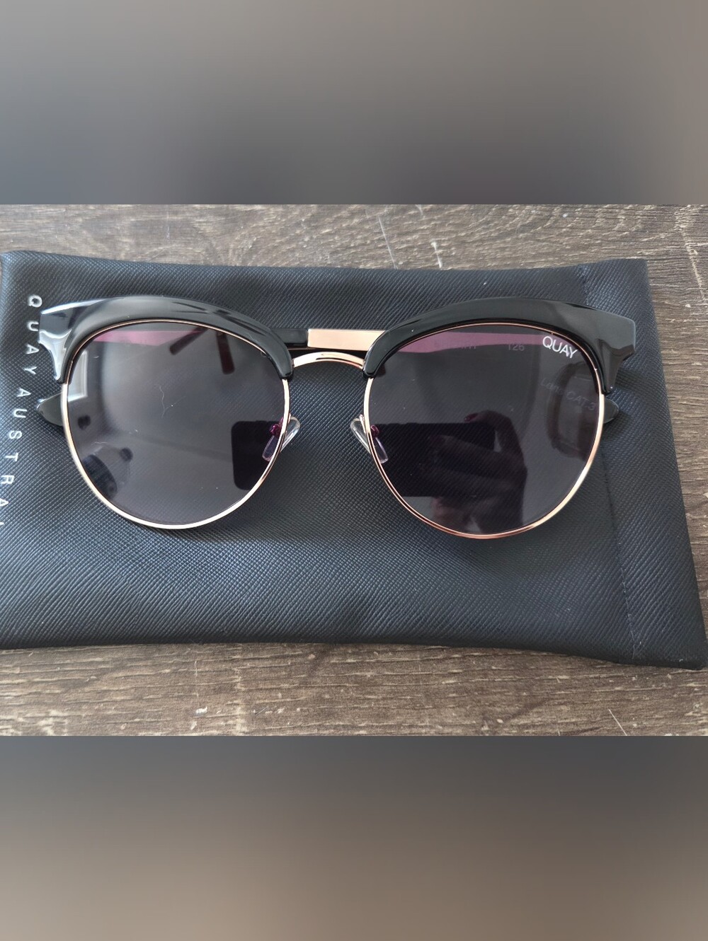 Quay Australia Cherry Sunglasses With Pouch